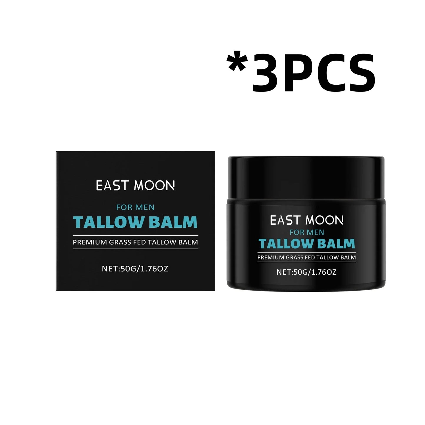 Tallow Facial Care Balm for Man Nourish Dry Improve Elasticity Remove W-Rinkle Oil Control Glowing Skin Face Moisturizer Creams