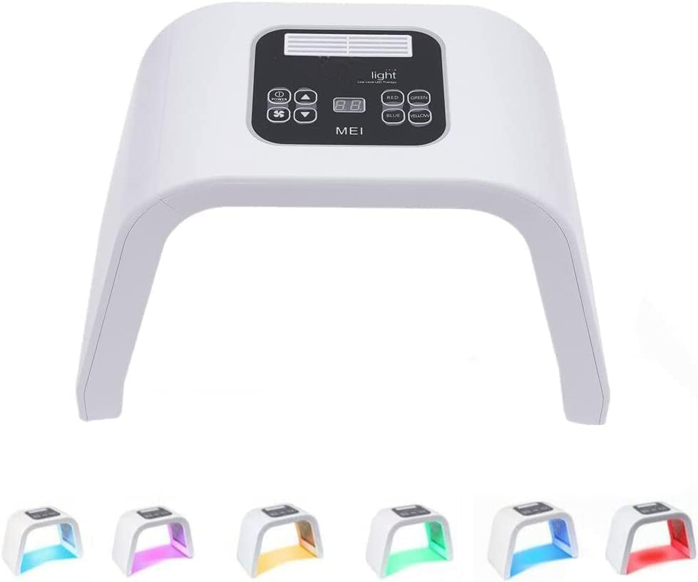 Infrared Light Therapy Led Facial Light Therapy Mask-Derma Plus, Photons Facial Skin Care Machine LED Beauty Mask Therapy Beauty Machine